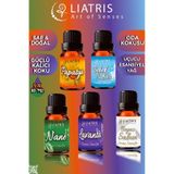 liatris LAVANTA-BEYAZ SABUN-PAPATYA-BEBEK PUDRASI-NANE esansiyel uçucu yağ 5*10 ml