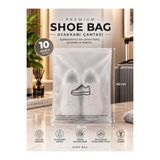 Liber AYAKKABI ÇANTASI 10 ADET KİLİTLİ TORBA SHOE BAG SEYEHAT HURCU VALİZ İÇİ DÜZENLEYİCİ BAVUL İÇİ ORGANİZER 30X40 CM