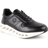 Libero Erkek Antik Deri Sneaker Hafif Eva Taban Günlük Spor Ayakkabı L5984 - Siyah