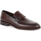 Libero Erkek Klasik Ayakkabı Hakiki Deri Mat Tokalı Pratik Slip-On Enjeksiyon Kösele Taban Takım Elbise Loafer L5875 - Kahve
