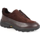 Libero Erkek Sneaker Hakiki Deri Süet Kombinli Pratik Slip-On Korumalı Tırtıklı Eva Vibram Taban Ayakkabı L5697 - Kahve