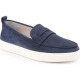 Libero Kadın Loafer Süet Deri Slip-On Hafif Beyaz Eva Taban Günlük LZ5898 - Kot Mavi