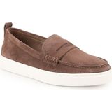 Libero Kadın Loafer Süet Deri Slip-On Hafif Beyaz Eva Taban Günlük LZ5898 - Sütlü Kahve