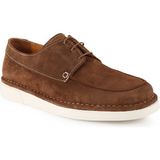Libero L6042 Hakiki Süet Erkek Günlük Ayakkabı - Hafif Eva Tabanlı Casual Derby Model - Açık Taba
