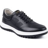 Libero LZ5906 Unisex Hakiki Deri Eva Antik Günlük Comfort Ayakkabı Siyah