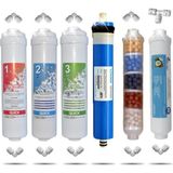 Liberti 12 Inç Kapalı Kasa Su Arıtma Cihazı Filtresi 10 Aşamalı Filtre Seti BPA Free Tek Parça