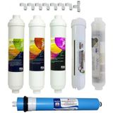 Liberty Binbir Çeşit 6 Aşamalı Su Arıtma Cihazı Filtre Seti | Inline Filtre + Ro Membran + Mineral Filtre | Kapalı Kasa Uyumlu Tam Set