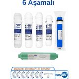 Liberty Binbir Çeşit Avon Class 6 Aşamalı Kapalı Kasa Su Arıtma Filtre Seti Vontron Membranlı Sediment, Gac Karbon, Granül Karbon, Post Karbon, Ro Membran Filtre Seti