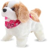 Liberty Imports Flip Over Puppy - Pille Çalışan Mekanik Atlama Küçük Evcil Hayvan Köpek - Küçük Çocuklar ve Çocuklar için Takla, Yürür, Oturur, Havlayan Oyuncak