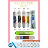 Liberty Inline Filtre Kapalı Kasa Su Arıtma Cihazları İçin Uyumlu Filtre Seti - 7 Lİ FİLTRE