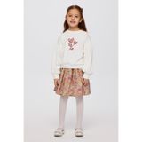 Liberty Kumaş Nakışlı Kız Çocuk Sweatshirt 2 Yaş (92 cm)