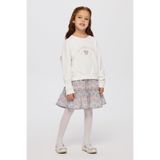 Liberty Kumaş Nakışlı Kız Çocuk Sweatshirt 7 Yaş (122 cm)