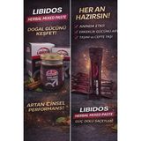 LİBİDOS Libidos 240 gr + 12 Adet Sachet Enerji Artırıcı Perfonmans Yükseltici Macun - 0,5 gr