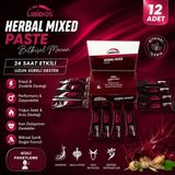 LİBİDOS Libidos Tribulus Terrestris, Kore Ginseng, Maca Extract, Panax, Ekstraktlı Bitkisel Kuvvet, Macunu, 12 Adet - 120 gr