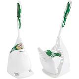 Libman Tasarım Kase Fırçası Rafı - Benzersiz Tasarlanmış, Kaliteli Tuvalet Temizleme Seti 2'Li Paket