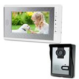 Lıbo 7 İnç Su Geçirmez Görüntülü İnterkom Kablolu Görüntülü Kapı Zili Kapı Gözetleme Deliği Dijital Hd Monitör Ir Gece Görüş Kamerası Ön Kapı Giriş Sistemi İçin