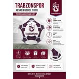Libra Trabzonspor Lisanslı Futbol Topu No:5 Bordo Mavi Taraftar Topu Dikişli Pu Yüzey