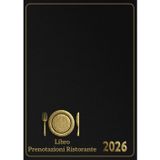 Libro Prenotazioni Ristorante 2026: Libro prenotazioni 2 Pagine X Giorno (Cena e pranzo) per hotel, ristoranti e pizzerie con Feste e celebrazioni nazionali italiane