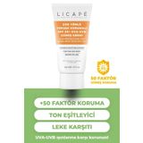 Licape Çok Yönlü Yüksek Korumalı Spf +50 Faktör Uva Uvb Güneş Kremi