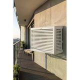 Lıccıa Klima Motoru/Dış Ünite Gizleme/Koruma Kafesi L 120X62x110(H) Açılı Condor Beyaz