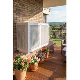 Lıccıa Klima Motoru/Dış Ünite Gizleme/Koruma Kafesi Xs 7000 Btu - 9000 Btu 86X44x65(H) Square Beyaz