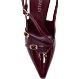 Lıch Bordo Rugan Kadın Stiletto & Abiye
