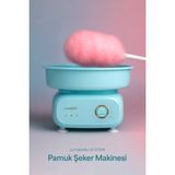 Liçi Paslanmaz Çelik 500W Pamuk Şeker Makinesi Lumabella LB-57014 - Turkuaz