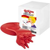 Lick'em Kedi Severler için Hediye Dil Şekli Kedi Fırçası