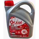 Licoil Antifriz G12 Kırmızı 3Lt -25C 3Kg-15Kg-16Kg Mevcut