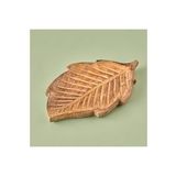 Lida Ahşap Dekoratif Tabak Naturel 30x19 cm