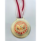 Lider Baskı 1 Adet Artık Okuyorum Yazıyorum (Tebrikler) Madalyası - Dijital Baskılı Madalya - 5,5 x 5,5 cm - Altın