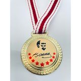Lider Baskı 1 Adet Atatürk Madalyası - Dijital Baskılı Madalya - 5,5 x 5,5 cm - Altın