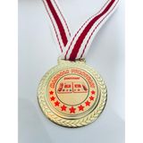 Lider Baskı 1 Adet Mangala Turnuvası Şampiyonu Madalyası - Dijital Baskılı Madalya - 5,5 x 5,5 cm - Altın
