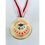 Lider Baskı 1 Adet Mezuniyet Madalyası Dijital Baskılı Madalya - 5,5 x 5,5 cm - Altın