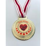 Lider Baskı 1 Adet Yılın Annesi Madalyası - Dijital Baskılı Madalya - 5,5 x 5,5 cm - Altın