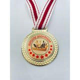 Lider Baskı 3 Adet Satranç Şampiyonu Madalyası - Dijital Baskılı Madalya - 5,5 x 5,5 cm - Altın