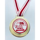 Lider Baskı 5 Adet Istiklal Marşı Madalyası - Dijital Baskılı Madalya - 5,5 x 5,5 cm - Altın