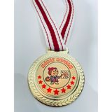 Lider Baskı Minik Ressam Madalyası Altın Renk Dijital Baskılı Metal 1 Adet - 5,5 x 5,5 cm