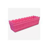 Lider Dikdörtgen Balkon Saksısı Büyük 55 cm PEMBE
