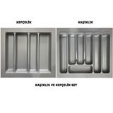 Lider Lider 55*49 Çekmece İçi Kepçelik Ve 55*49 Kaşıklık İkili Set Gri