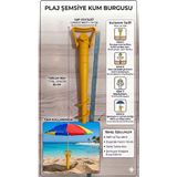 Lider Magnesia Bahçe ve Plaj Şemsiyesi Kazığı turuncu