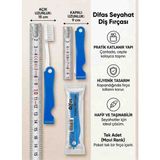 Lider Magnesia Difaş Katlanır Seyehat Tipi Diş Fırçası Acık Hali 15CM Kapalı Halı 9 cm - 18 Mavi