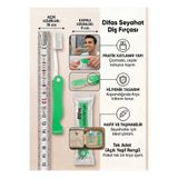 Lider MAGNESİA DİFAŞ SEYAHAT TİPİ KATLANIR DİŞ FIRÇASI YEŞİL 1 AD