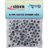 Lider & Nevada Oynar Göz 8 mm 100'LÜ Paket