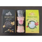 Lider Tuz Kaya Tuzu Muhteşem Üçlü Siyah-Himalaya-Ingiliz - 200 gr