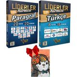 LİDERLER KARMASI 2025 Model 20 Farklı Yayınevi 20 LGS Paragraf Deneme&8 Yayınevi 16 LGS Türkçe Deneme Defter Hediyeli