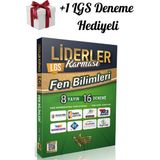 Liderler Karması 2026 8. Sınıf Lgs Fen Bilimleri 8 Yayın 16 Deneme + 1 Lgs Deneme Hediyeli