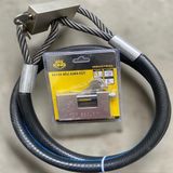 Lidersan Çelik Motorsiklet 3 Metre 12 mm Kesilmez Çelik Halat Motorsiklet Bağlama Halatı Motorsiklet Zincir