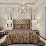 Lidoma Home Dıana Çift Kişilik Şönil Pike Takımı - Sarı