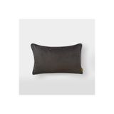 Lidoma Home "Taupe" Kadife Düz Kırlent Kılıfı - 30x50 - Füme